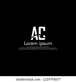 AC  Vector initial abstract logo concept for your company .