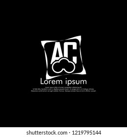AC  Vector initial abstract logo concept for your company 
