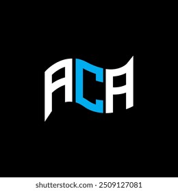 ACA logo design, ACA simple and modern logo. ACA luxurious alphabet design  
