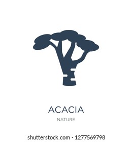 acacia icon vector on white background, acacia trendy filled icons from Nature collection, acacia vector illustration