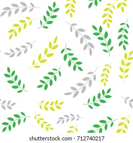 Acacia leaf Pattern. Can be used for fabrics.