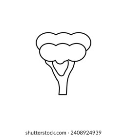 acacia tree vector type icon