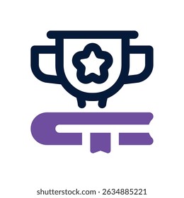 academic achievement duotone icon. Sleek and modern vector icon for websites, mobile apps, marketing materials, and corporate design. Fully scalable and ready to use.