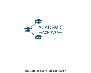 Academic Achiever modern logo design