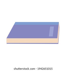 academic book on white background