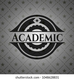 Academic dark badge