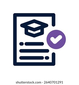 academic duotone icon. Sleek and modern vector icon for websites, mobile apps, marketing materials, and corporate design. Fully scalable and ready to use.