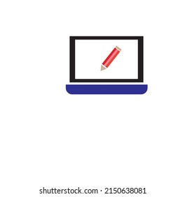 Logo académico o educativo de vector minimalista