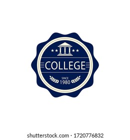 academic emblem logo - education emblem logo design - university emblem