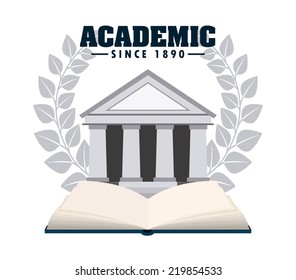 academic graphic design , vector illustration
