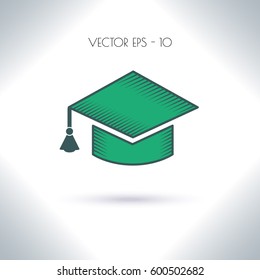 academic hat icon