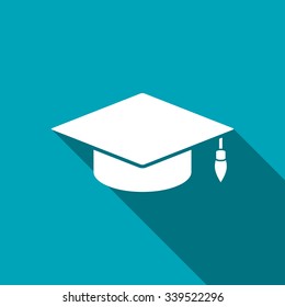 academic hat vector icon