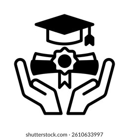 Academic Icon Element for Design