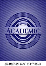 Academic with jean texture