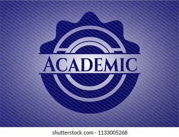 Academic with jean texture