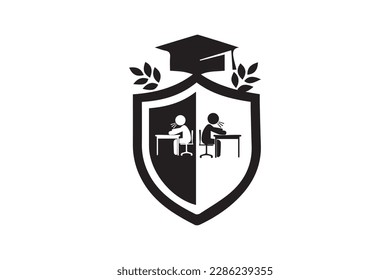 academic knowledge school logo and concept logo