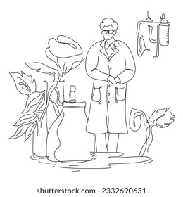 Academic medical flat illustrations, providing precise visual representations of complex medical concepts to enhance understanding and communication in the field of healthcare and medical education