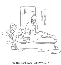 Academic medical flat illustrations, providing precise visual representations of complex medical concepts to enhance understanding and communication in the field of healthcare and medical education