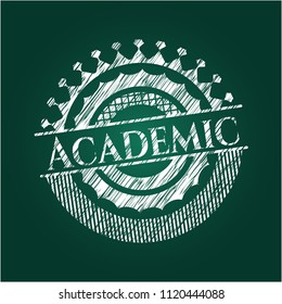Academic on blackboard