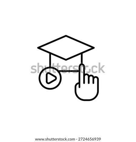 Academic Online Course Video Tutorial Click Interface