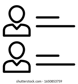 academic and practical qualifications and public concept vector icon design, hrm symbol on white background