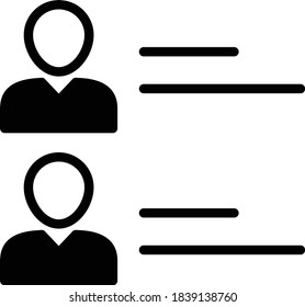 Academic and practical qualifications and public concept vector Glyph icon design, hrm symbol on white background