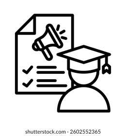 Academic Program Icon Element for Design