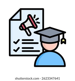 Academic Program Icon Element for Design
