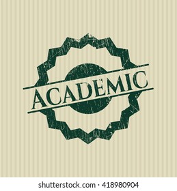 Academic rubber grunge texture stamp