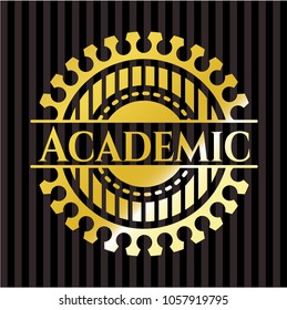 Academic shiny emblem