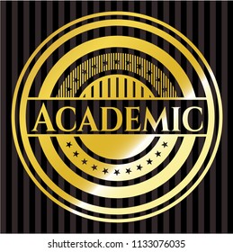 Academic shiny emblem