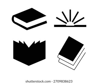 Akademische Vektorbücher Symboldesign