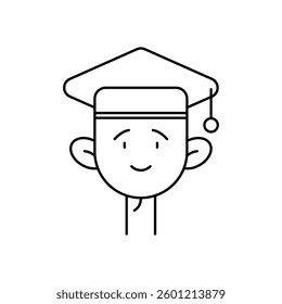Academic Vector icon stock illustration