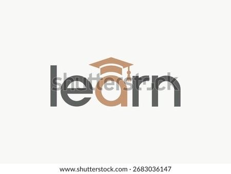 Academic Vector Logo Design for the Word 