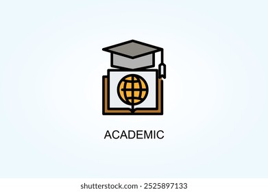 Academic Vector Or Logo Sign Symbol Illustration