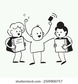 Academic Vibes: Fresh and Trendy Back to School Graphics