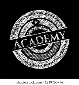Academy chalkboard emblem