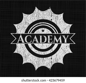 Akademisches Chalkboard-Emblem