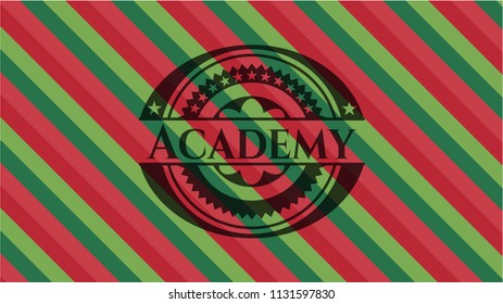 Academy christmas emblem.