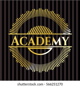 Academy golden emblem