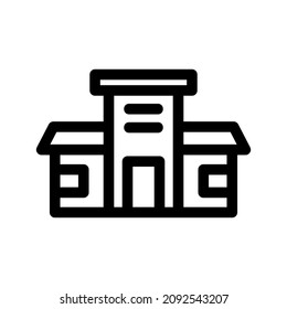 academy icon or logo isolated sign symbol vector illustration - high quality black style vector icons

