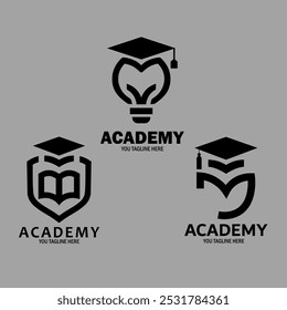 Academy logo | education logo vector | School logo
