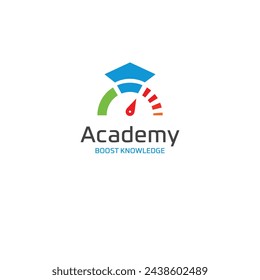 Logo de la Academia - Idea de diseño de logotipo de Knowledge Booster - Logo de Educación