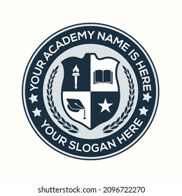 It Is An Academy Logo For School, Collage, University, Or Private Coaching Center.