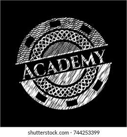 Academy on blackboard