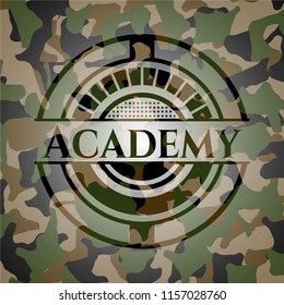 Academy on camo texture