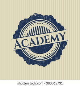 Academy with rubber seal texture