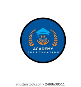 Academy and School logo design badge. University emblem template.