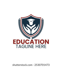 Academy and School logo design badge. University emblem template.
