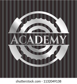 Academy silver shiny badge